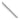 10k White Gold 22-Inch Cable Chain Necklace for Effortless Layering - Image 1