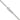 10K White Gold Cable Chain Necklace - 16 Inch, Trendy Minimalist Style - Image 3