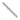 10K White Gold Cable Chain Necklace - 16 Inch, Trendy Minimalist Style - Image 1