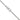 10k White Gold Heavy Baby Rope Chain - Image 3