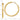 10k Gold Polished Round Hoop Earrings - Trendy Statement Jewelry - Image 3