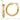 10k Gold Polished Round Hoop Earrings - 20mm Omega Back Design - Image 3
