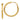 10k Gold Polished Round Hoop Earrings - 35mm Statement Style - Image 1