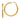 10k Gold Polished Round Omega Back Hoop Earrings - Image 1