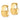 10k Gold Polished 10mm Hoop Earrings for Effortless Style - Image 2