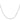 14K White Gold 24 inch Carded 1.35mm Cable Rope with Spring Ring Clasp Chain - Image 2