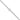 14K White Gold 16 inch Carded 1.35mm Cable Rope with Spring Ring Clasp Chain - Image 3