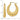 10k Gold Scalloped Hoop Earrings for Effortless Everyday Style - Image 3