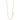 10k Gold Sideways Curved Cross Necklace for Trendy Self-Expression - Image 2