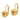 10k Gold Love Knot Leverback Earrings for Effortless Style - Image 2
