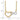 10k Yellow Gold & White Rhodium Heart Infinity Necklace - Image 3