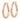 10K Rose Gold Diamond-Cut 3mm Hoop Earrings - Image 2