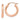 10K Rose Gold Diamond-Cut 3mm Hoop Earrings - Image 1