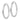 10k White Gold Rectangle Tube Hoop Earrings - Image 2