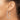 10k White Gold Square Tube Hoop Earrings - Modern Minimalist Style - Image 3