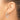 10k White Gold Square Tube Hoop Earrings - Chic Modern Design - Image 3