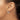 10k White Gold Polished Tube Hoop Earrings - Lightweight & Chic - Image 3