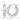 10k White Gold Polished 4mm Tube Hoops for Effortless Everyday Style - Image 3