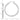 10K White Gold Lightweight Tube Hoop Earrings - Polished Shine - Image 2