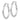 10K White Gold Polished 2.5mm Tube Hoop Earrings - Image 1