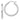 10K White Gold Polished Tube Hoop Earrings - Modern & Lightweight - Image 1