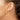 10K Gold Polished Tube Hoop Earrings - Trendy 35mm Statement Style - Image 2
