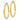 10K Gold Polished Tube Hoop Earrings - Chic 40mm Style - Image 1