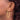 10K Gold Polished Tube Hoop Earrings - Chic 40mm Style - Image 2