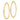 10K Gold Polished Tube Hoop Earrings, 65mm - Image 1