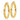 10k Gold Polished Tube Hoop Earrings - Lightweight & Chic - Image 2