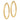 10K Gold Polished Tube Hoop Earrings - 4x60mm Statement Style - Image 1