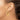 10k Gold Polished Tube Hoop Earrings - Trendy 35mm Style - Image 2