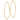10k Gold Polished Tube Hoop Earrings - 1.25" x 60mm - Image 2