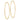 10k Gold Polished Tube Hoop Earrings - 1.25" x 50mm - Image 2