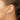 10K White Gold Polished 3.5mm Oval Hoop Earrings for Effortless Style - Image 3
