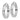 10k White Gold Polished Hoop Earrings - Chic Everyday Essentials - Image 2