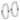10K White Gold Polished Hoop Earrings for Effortless Style - Image 2