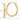 10k Gold Polished Oval Hoop Earrings - Image 4