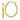 10k Gold Polished Oval Hoop Earrings - Image 1