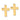 10k Gold Polished Cross Earrings for Everyday Style - Image 2