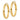 10k Gold Tube Hoop Earrings, 3.75mm x 26mm, Effortless Chic - Image 2