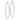 10k White Gold Diamond-Cut Round Tube Hoop Earrings - Image 2