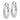 10k White Gold Diamond-Cut 3mm Round Hoop Earrings for Effortless Style - Image 1
