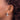 10k White Gold Diamond-Cut 3mm Round Hoop Earrings for Effortless Style - Image 2