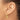10k Gold Diamond-Cut 3mm Round Hoops for Everyday Shine - Image 2