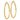 10k Gold Diamond-Cut 3mm Round Hoop Earrings - Image 1