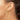 10k Gold Diamond-Cut 3mm Round Hoop Earrings - Image 2