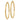 10k Gold Diamond-Cut 3mm Round Hoop Earrings - Image 1