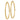 10k Gold Diamond-Cut Round Hoop Earrings - 3mm - Image 1