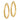 10k Gold Satin Finish Round Hoop Earrings with Diamond-Cut Detail - Image 1